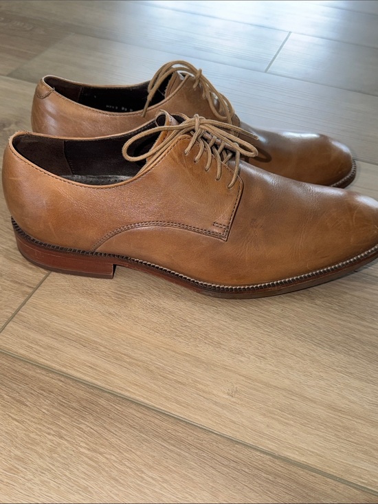 Cole Haan Other - Cole Haan men’s  Tan Leather Derby Shoes c11434 size 9.5 wide professional